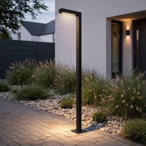 Latarnia ogrodowa LED 50W Posti 350cm 7000lm 90° 4000K czarna
