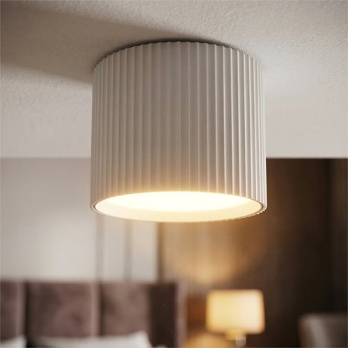 Lampa sufitowa GX53 Liora okrągła biała