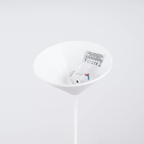 Lampa wisząca minimalistyczna Nova 40cm 1xE27 biała