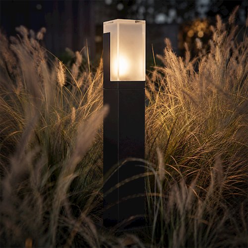 Słupek ogrodowy LED E27 60cm Avia czarny