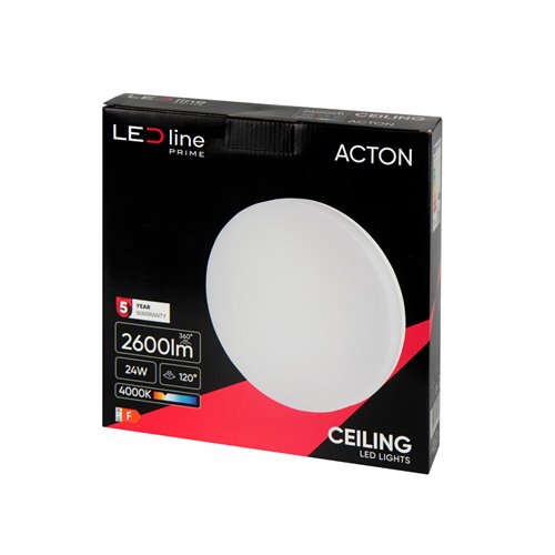 Plafon LED IP54 okrągły Action 24W 2600lm 4000K