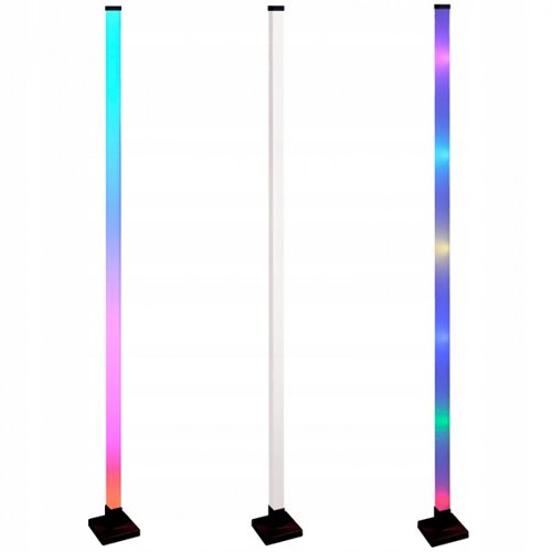 Lampa stojąca LED RGB 10W muzyczna Tuya Smart czarna