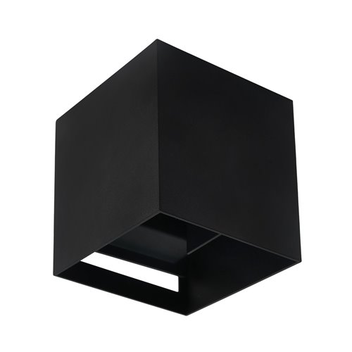 Kinkiet elewacyjny G9 Cube Lite 10x10 cm IP65 czarny