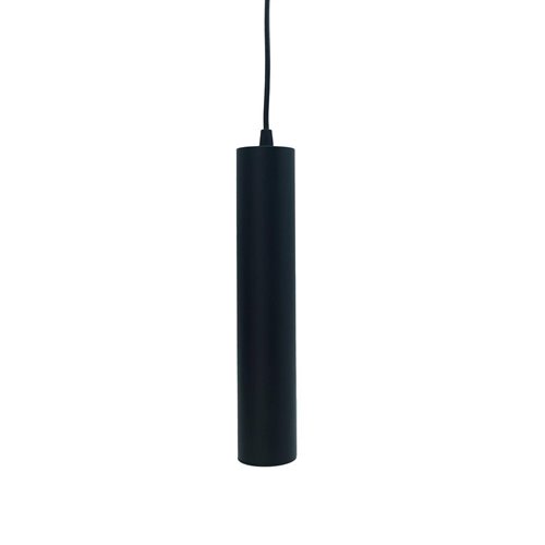 Lampa wisząca Tuba 1xGU10 Circus Slim 29cm czarna