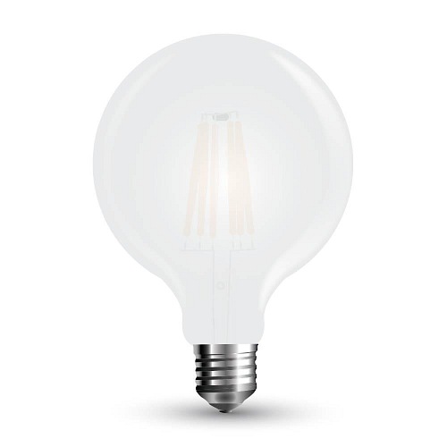 Żarówka LED V-TAC 7W Filament E27 Kula G95 Mrożona VT-2057 2700K 840lm