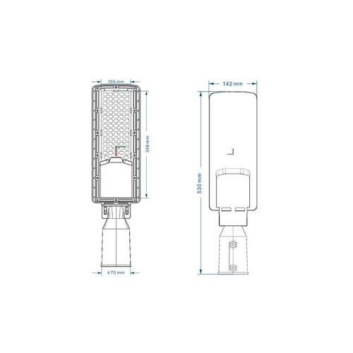 Lampa uliczna LED 100W