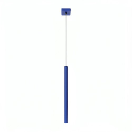 Lampa wisząca pojedyncza tuba Pastelo 1xG9 ultramarynowa