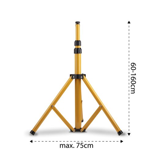 Statyw do naświetlaczy LED pojedynczy 1,6m