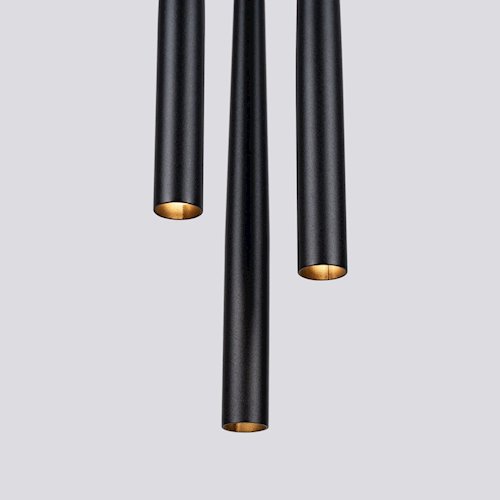 Lampa wisząca potrójna Bliss 3xG9 okrągła czarna