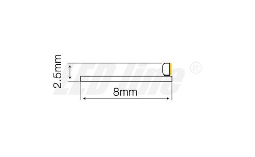 Taśma LED line SIDE VIEW 300 SMD3014 12V biała ciepła 2700-2868K 5 metrów