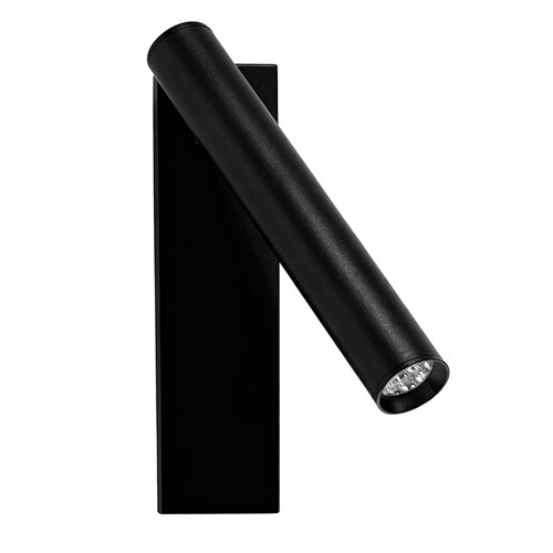 Reflektor ścienny Slim Tube COB 6W CRI90 CCT czarny