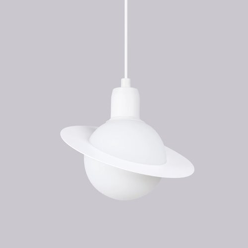 Lampa wisząca nowoczesna kula Hyperion 1xG9 biała