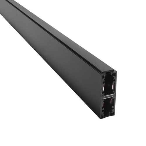 Szyna magnetyczna Micro-24V wisząca dwustronna czarna 200cm