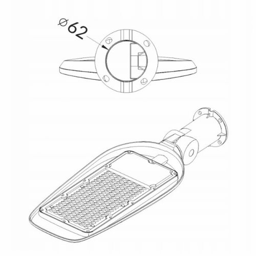 Lampa Uliczna LED 200W City Line 22000lm 6500K