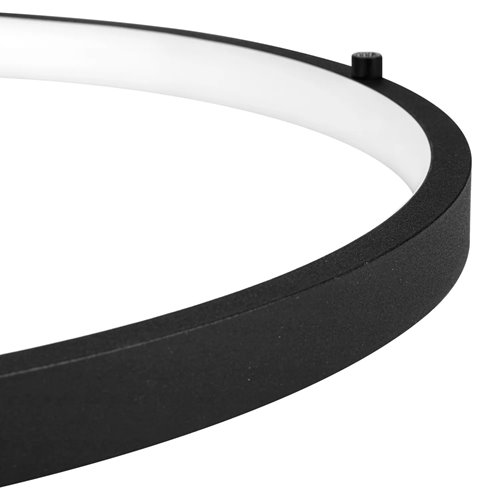 Nowoczesna lampa wisząca okręgi 20-40-60 cm 77W czarna