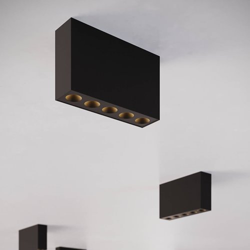 Lampa prostokątna LED SOLE 11W 4000K czarna