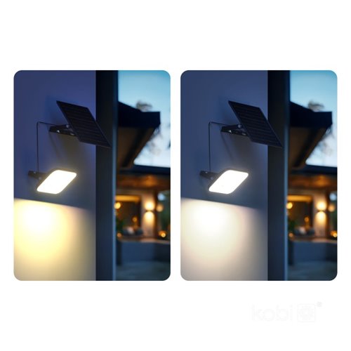 Naświetlacz LED Solarny 10W 1500lm Dual CCT Premium