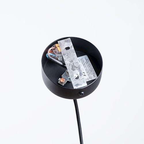Lampa wisząca nowoczesna kula Hyperion 1xG9 czarna
