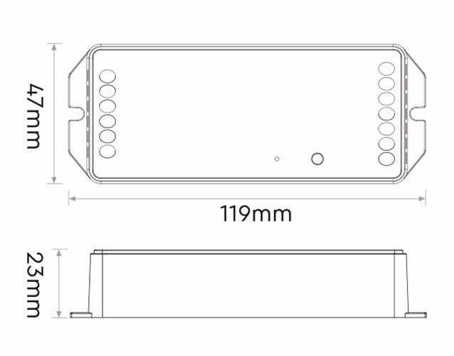 Mi-Light PW5 sterownik LED Wi-Fi 5w1 12V-48V 20A