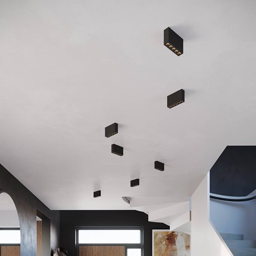 Lampa prostokątna LED SOLE 11W 4000K czarna