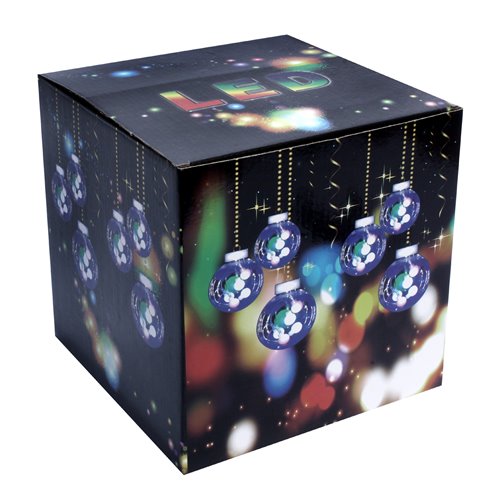 Kurtyna świetlna z bombkami 12W 250cm barwa ciepła