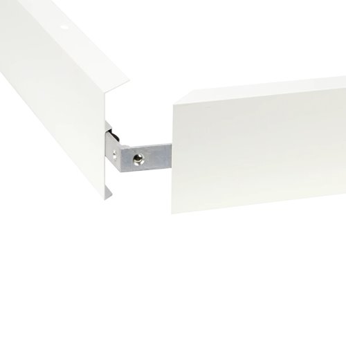 Ramka natynkowa biała 70mm do paneli LED 120x30