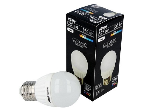 Żarówka LED line  E27 SMD 170~250V 7W 630lm biała ciepła 2700K