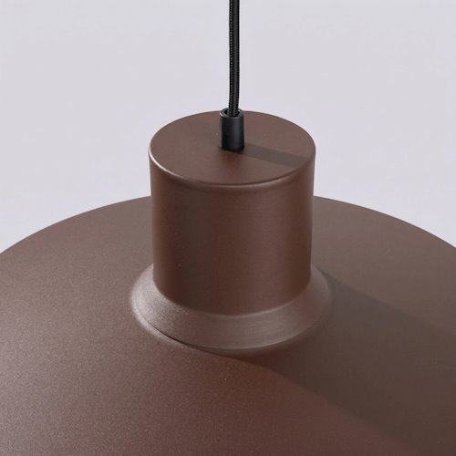 Lampa wisząca klasyczna Bilo 1xE27 brązowa