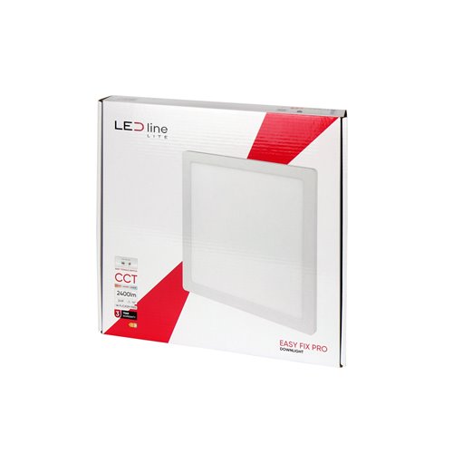 kwadratowy panel LED 12W easyfix dzienny