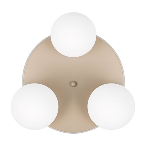 Lampa sufitowa okrągła mleczne kule Bali 3xE27 beżowa