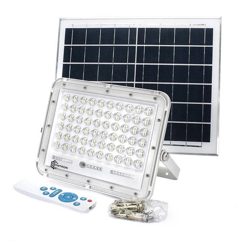 Halogen LED solarny z pilotem 12W 1000lm