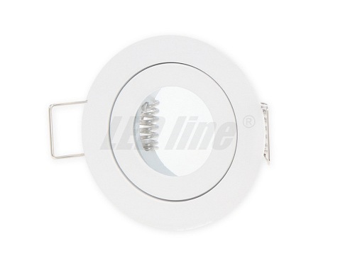 Oprawa sufitowa wodoodporna IP44  LED line odlew MR11 - biała