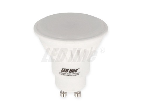 Żarówka LED GU10 10W 1000lm LED line® biała zimna 6500K