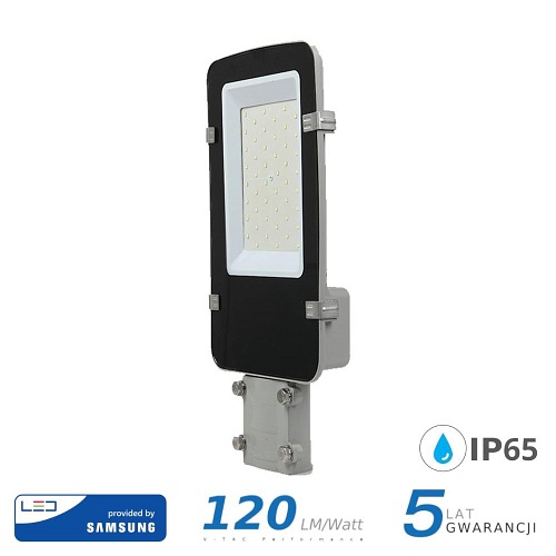Lampa Uliczna LED V-TAC Samsung 30W Szara VT-30ST 4000K 3600lm