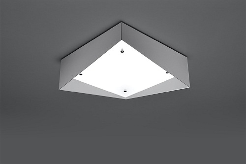 Plafon LED AVIOR 22W 2000lm 30x30 szary - 3000K