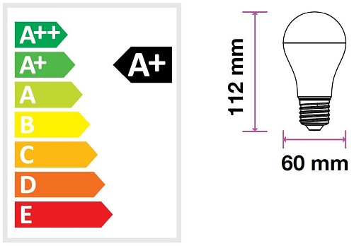 Żarówka LED E27 9W 230V 806lm TRZY BARWY ŚWIATŁA V-TAC