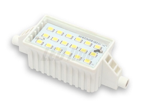 Żarówka LED R7s 78mm żarnik halogenowy 6W 230V - biała ciepła