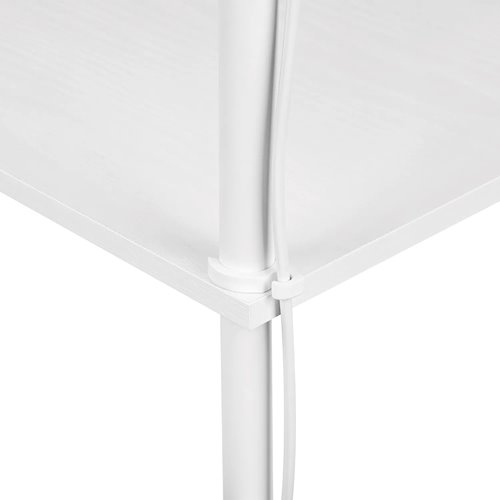 Lampa stojąca Square 1xE27 160cm biała