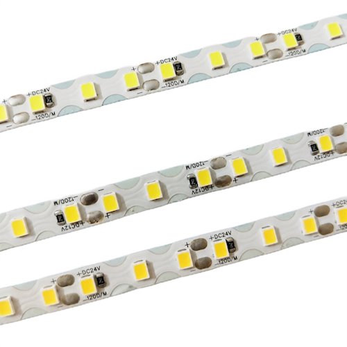 Taśma LED 24V skrętna 120xSMD2835 7,2W neutralna - rolka 5m