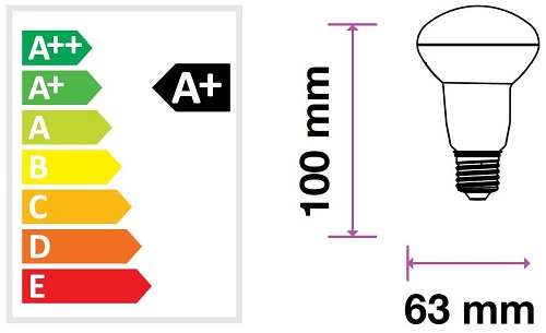 żarówka LED E27 R63 8W 5 lat gwarancji