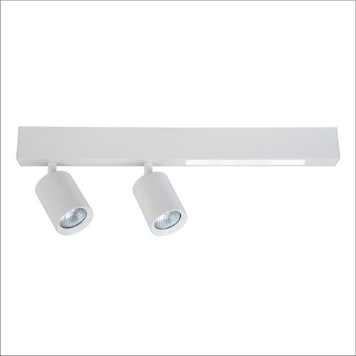 Kinkiet liniowy LED 5W + dwa reflektory GU10 - biały