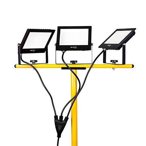 Naświetlacze LED na statywie 3x50W 12000lm 4500K