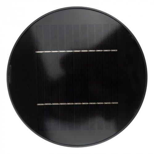 Słupek ogrodowy solarny Rondo 37cm z czujnikiem szary