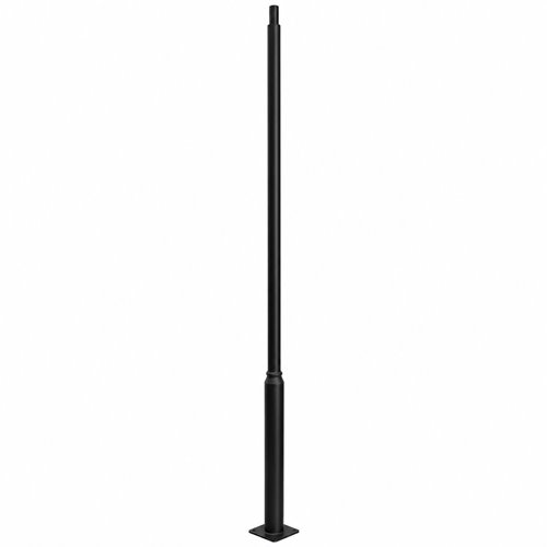 Słup oświetleniowy stalowy fi 60mm 3m czarny