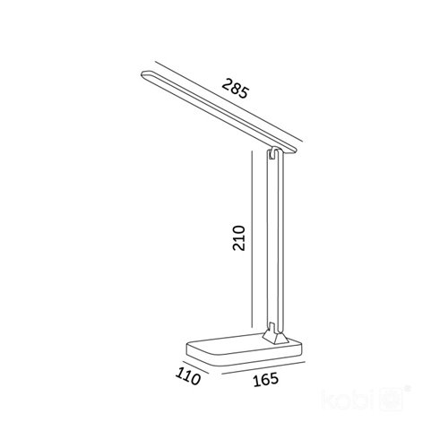 Lampka biurkowa LED Noblite 7W CCT ze światłem RGB biała