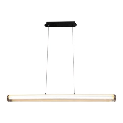 Lampa wisząca liniowa LED akrylowa 16W 3CCT 120cm czarna