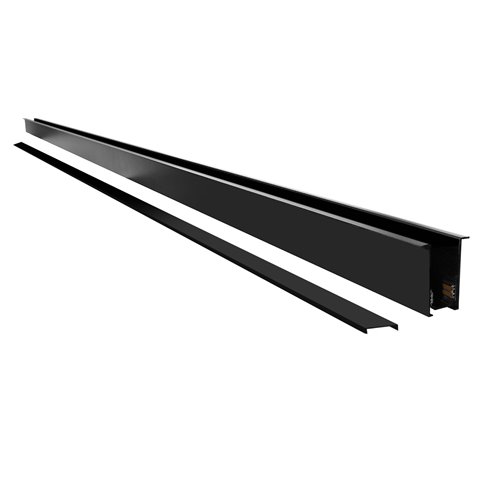 Szyna magnetyczna wpuszczana czarna - 200cm