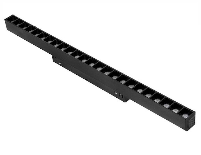 Lampa magnetyczna z diodami czarna Zigbee CCT 24W 44cm