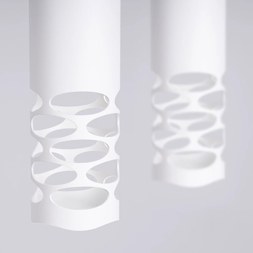 Lampa wisząca podwójna Liro 2xGU10 listwa biała