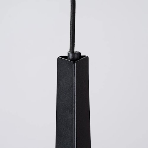Lampa wisząca dekoracyjna Prysm 1xG9 czarna